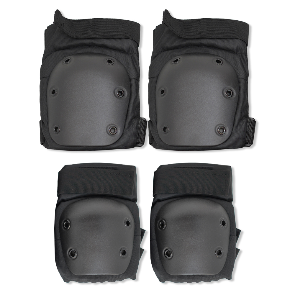 [2P+2P] 작업용 무릎보호대 현장 작업 산업용 군인 군대 훈련소 보호대세트