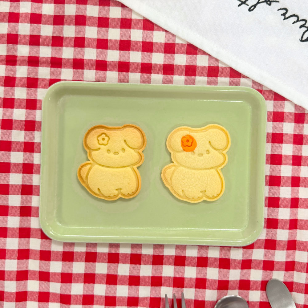 꽃개 강아지 쿠키커터 쿠키틀 강아지의 날 선물 디저트 홈베이킹 애견간식 - 상세 이미지 2