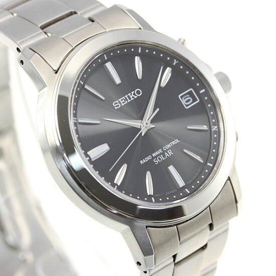 세이코 SEIKO 솔라 라디오컨트롤 에코드라이브 남성 손목시계 검판 SBTM169 - 상세 이미지 5