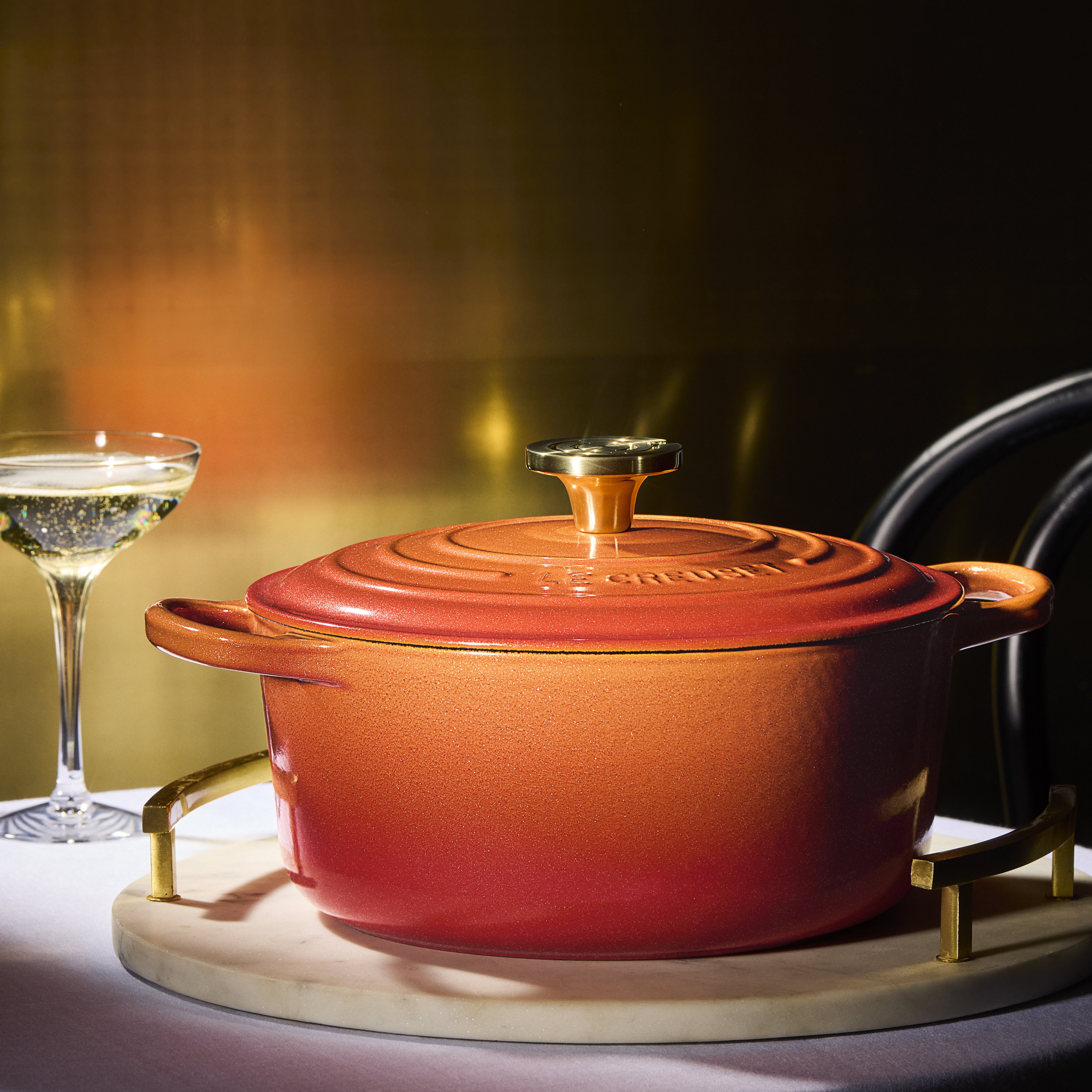 르크루제 시그니처 원형냄비 18cm-플람도레