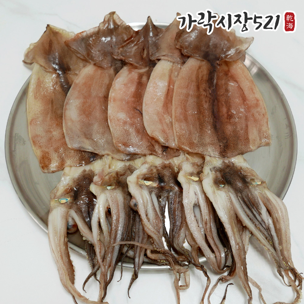 구룡포 반건조오징어 5미 750g이내 피데기 쫄쫄이 - 상세 이미지 2