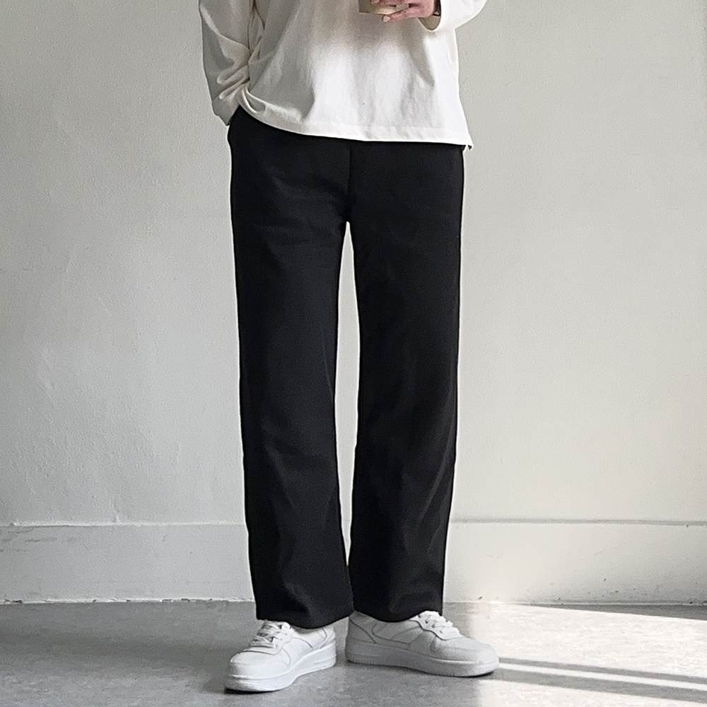 트레이닝 밴딩 팬츠 남자와이드팬츠 남자면바지 - 상세 이미지 2