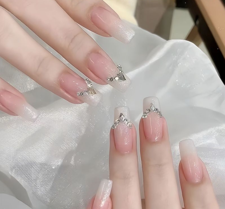 프렌치 파츠 (2개) 다이아몬드 재료 큐빅 스톤 풀스톤 라인 이미지 8