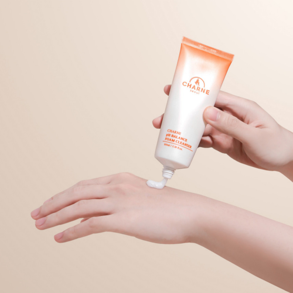 샤르네 속광채 약산성 민감성 저자극 수분진정 버블 클렌징폼 100ml - 상세 이미지 4