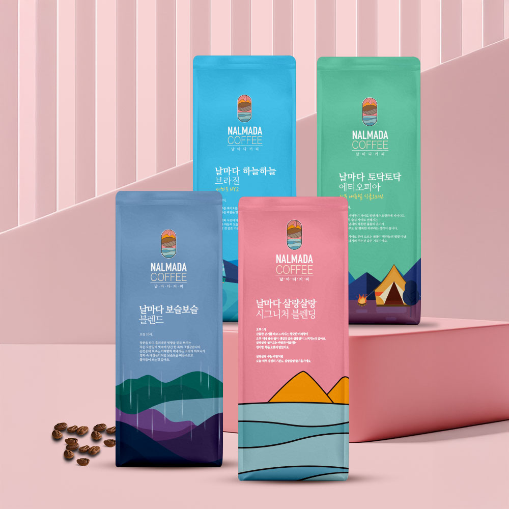 날마다커피 에티오피아 브라질 블렌딩 디카페인 원두 200g 홈카페 핸드드립용 - 메인 이미지