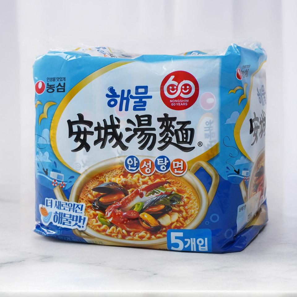 메가마트 농심 해물 안성탕면 라면 112gx5개 - 상세 이미지 2