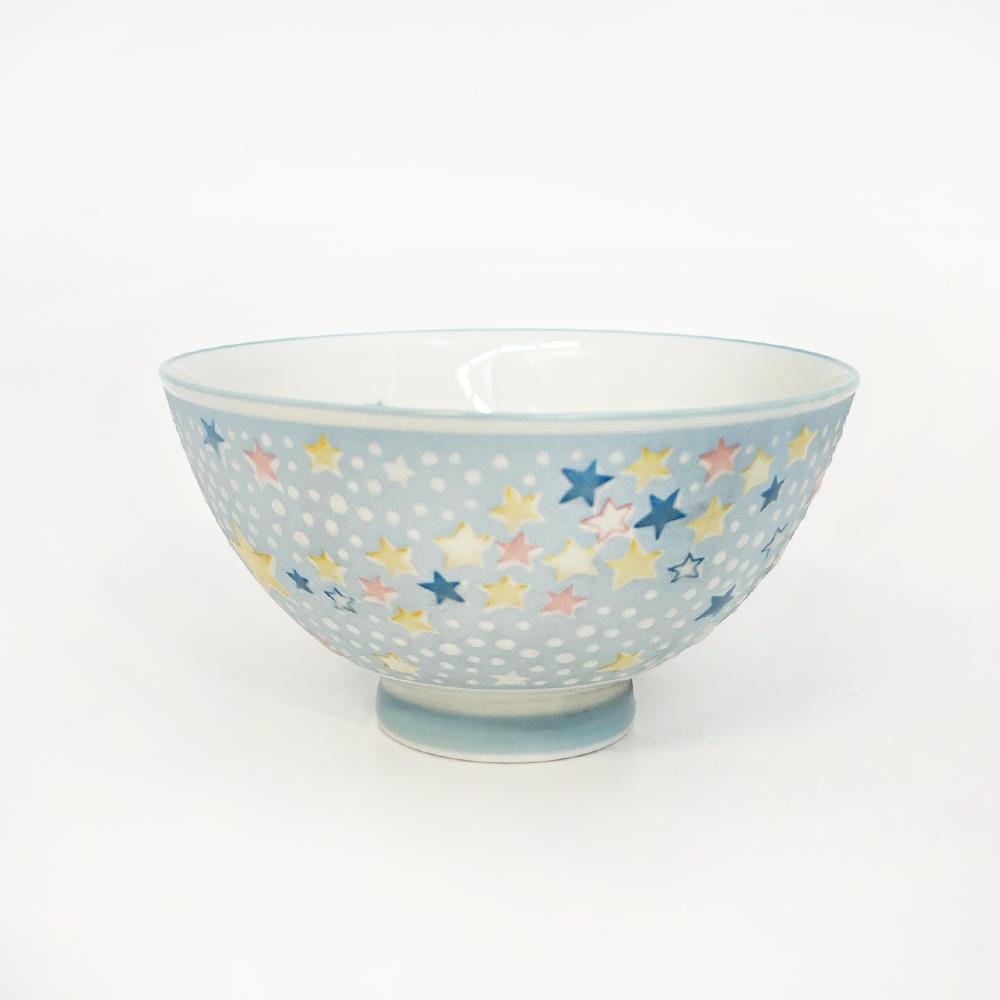 [전색상 재입고 완료] 미노야키 별모양 글리터 공기Bowl (블루 핑크 화이트) - 상세 이미지 5
