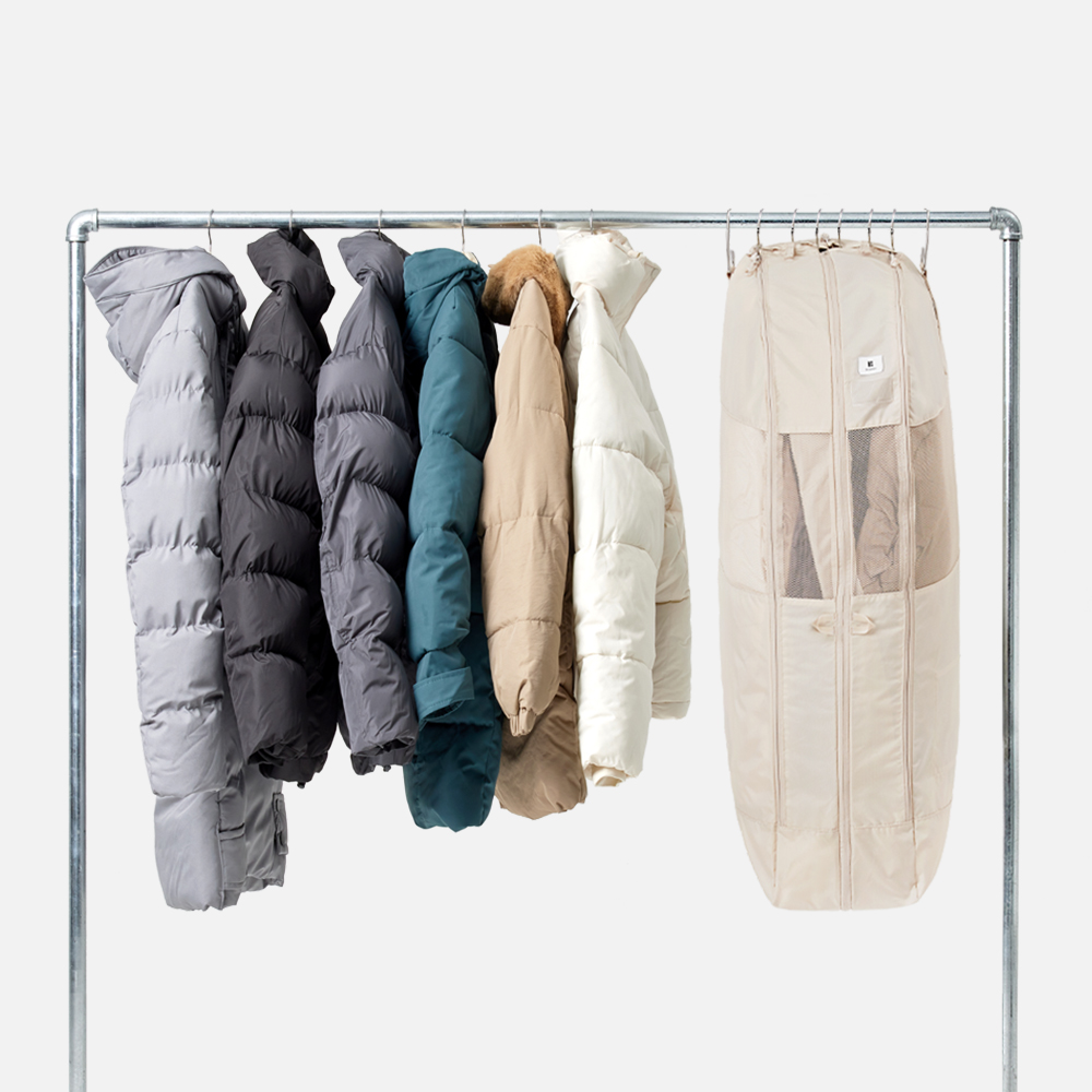 브랜든 아우터 압축 파우치 M 2개 옷장 정리