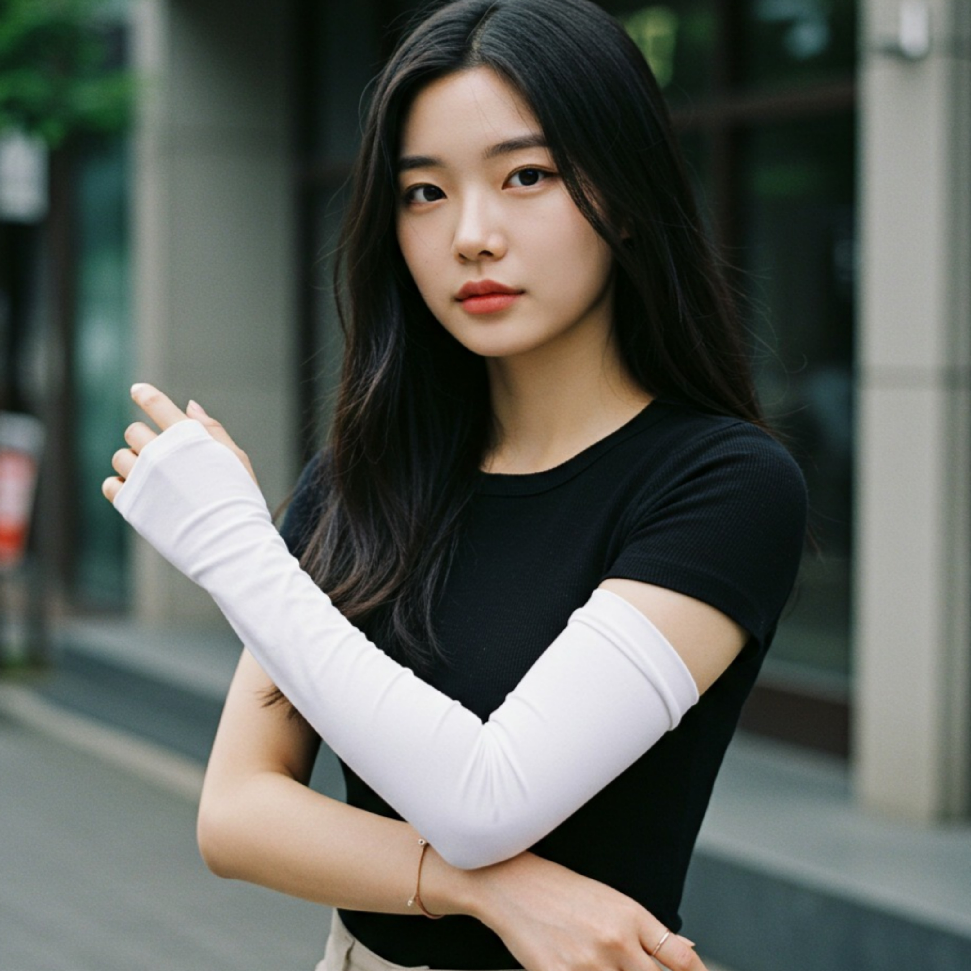 자외선차단 손등 쿨토시 가리개 골프 팔토시 여름 등산 자전거 테니스