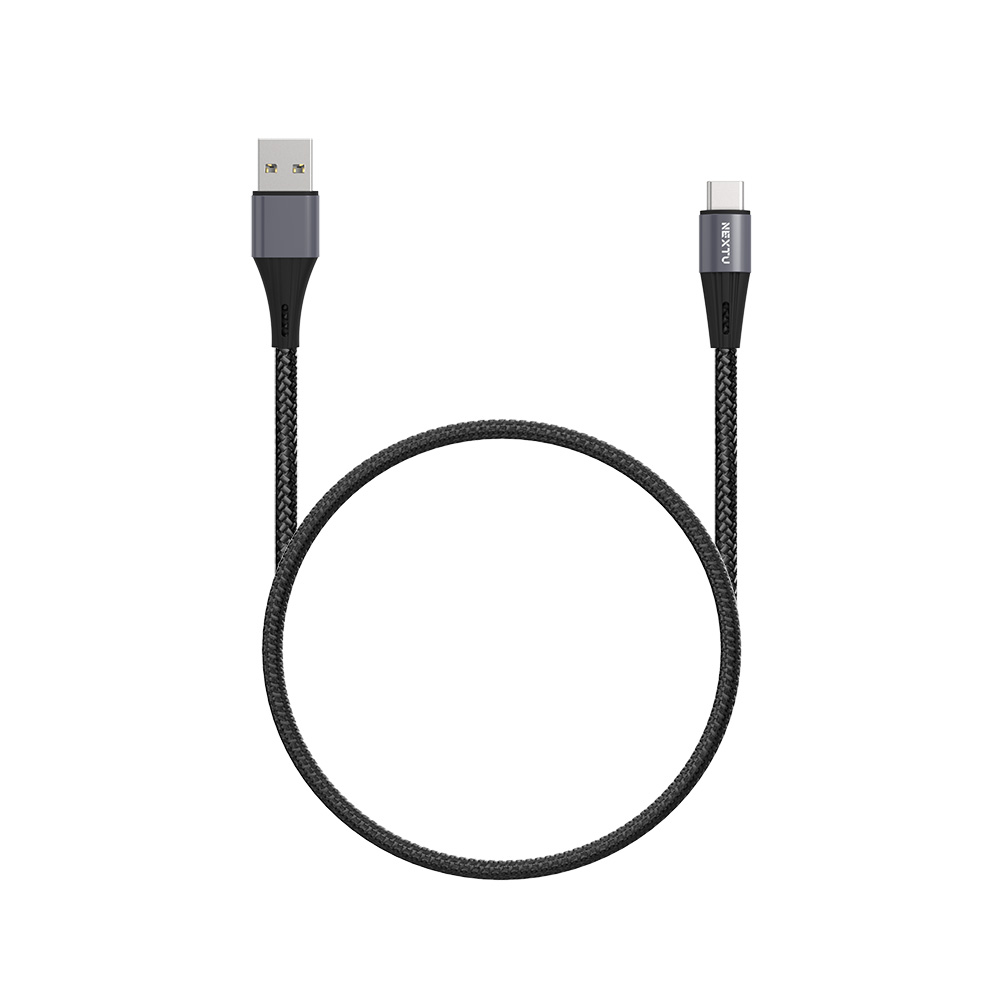 넥스트유 케마루 USB-A to C PD 18W 고속충전 데이터 케이블 0.3m, 1개 - 상세 이미지 2