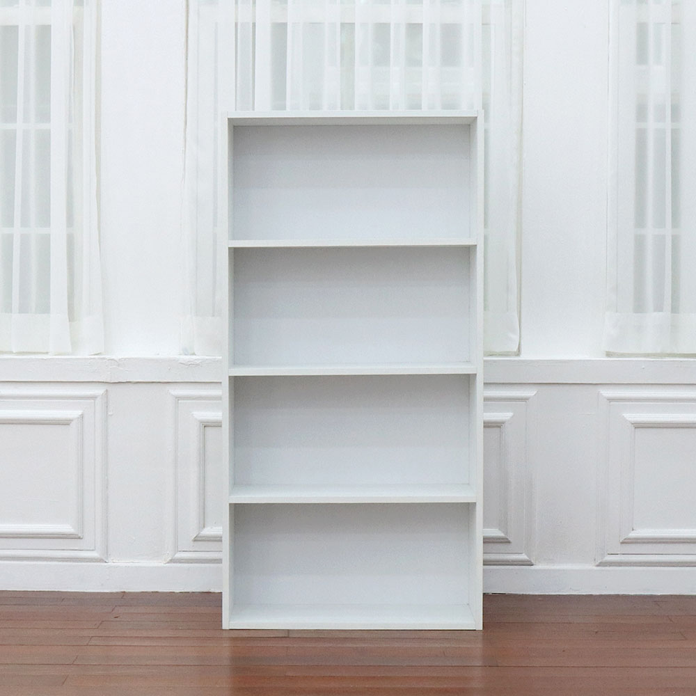 루이스 H1200 책장 600x240x1200mm, 4단, 화이트