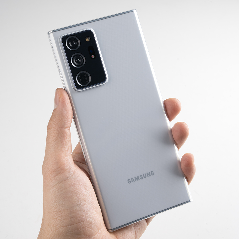 변색없는 얇은 생폰 슬림 케이스 투명, 갤럭시 노트20