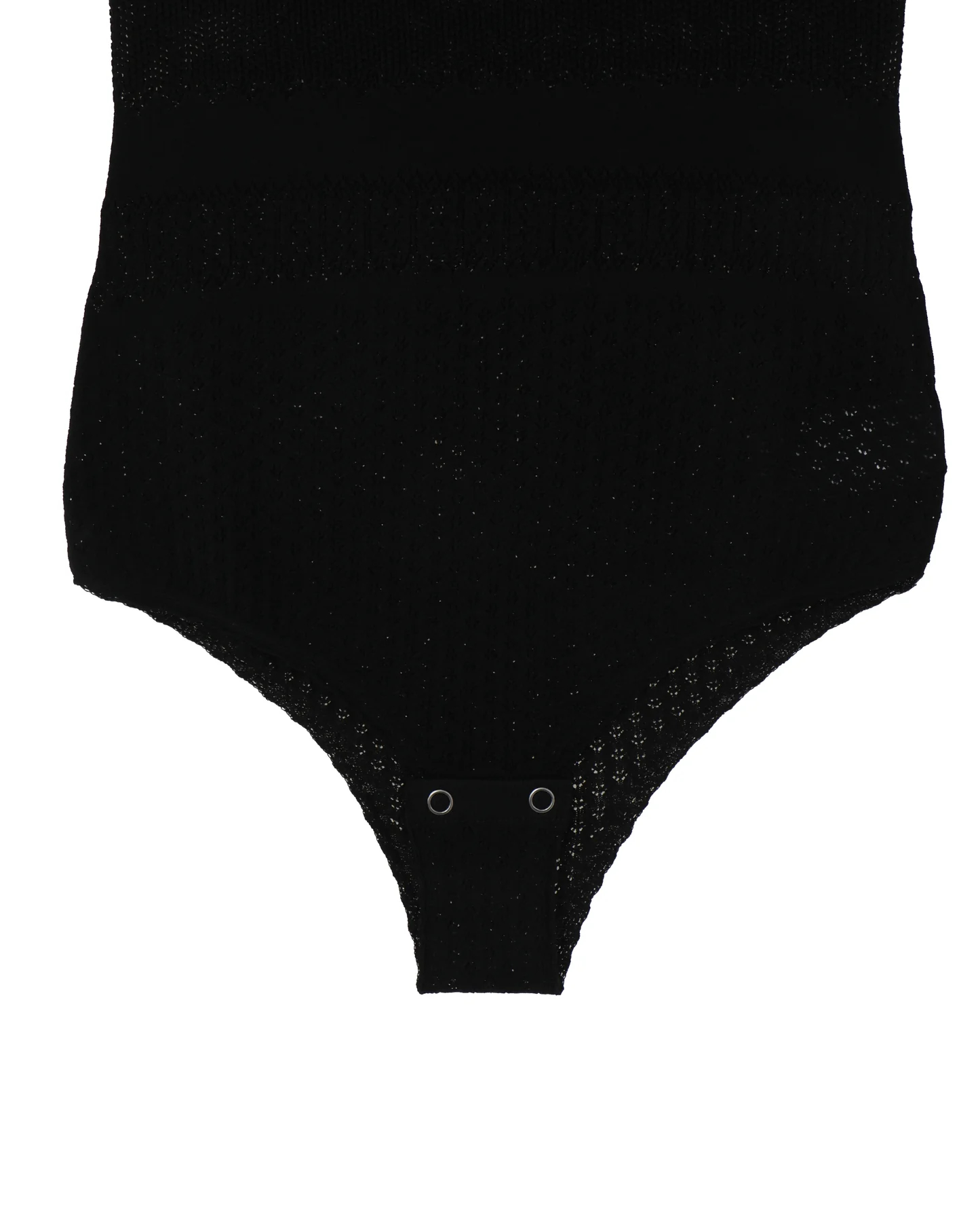 페티코 FETICO STRETCH LACE KNIT BODYSUIT 바디수트 블랙 - 상세 이미지 3