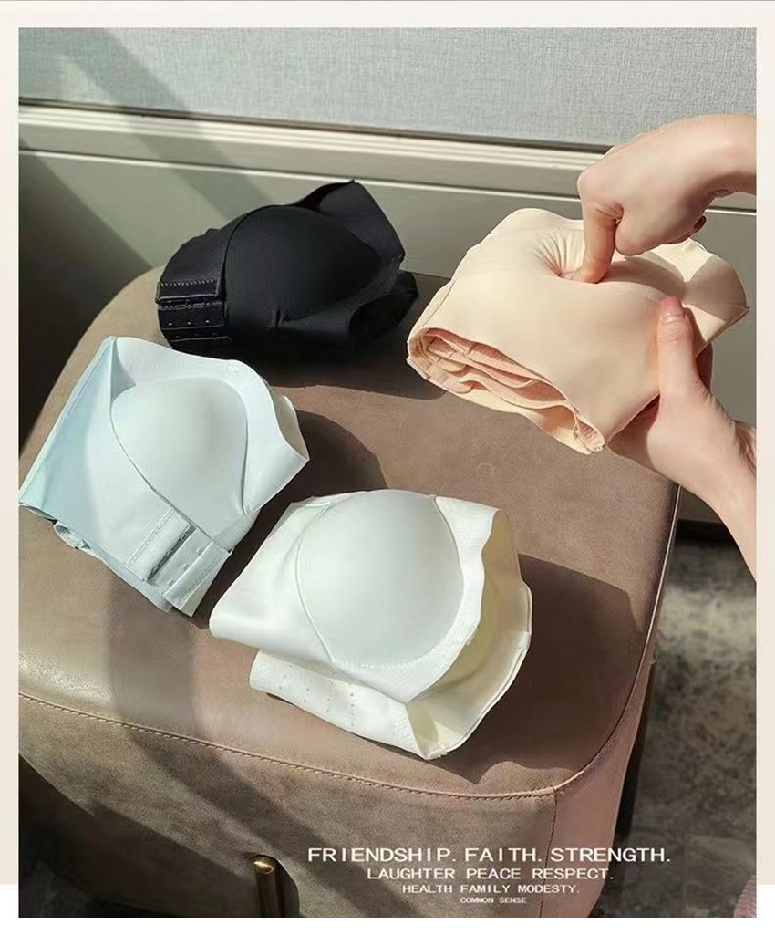 노와이어 웨딩촬영 튜브탑 처진가슴 심리스 노끈 끈없는브라탑 흘러내림방지 상세 이미지 18