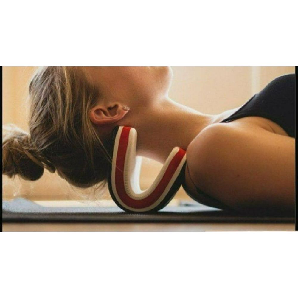 EVA 가정용 목 스트레칭 넥가드 목 지지대 경추 스트레칭 목견인기 마사지볼