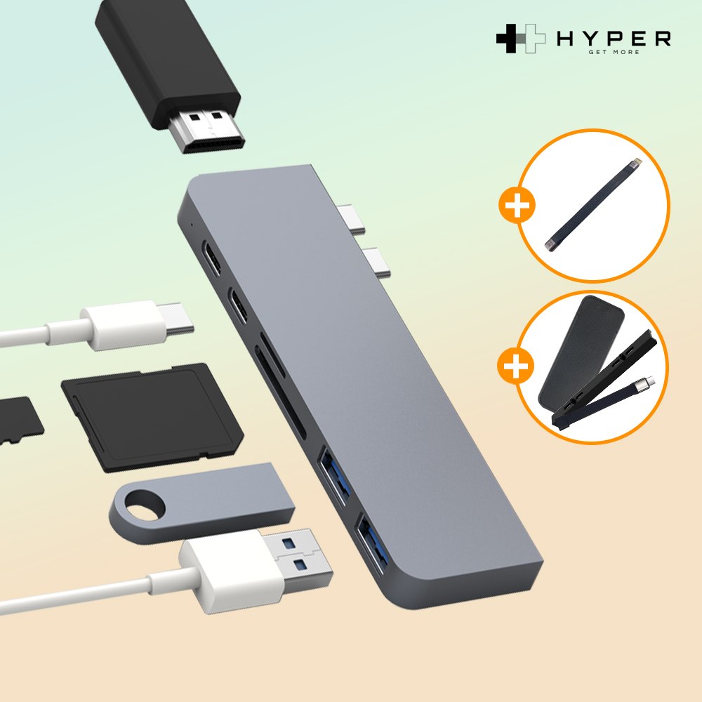 7in2 멀티디스플레이 노트북 모니터 맥북 hdmi 확장기 연결+연장케이블