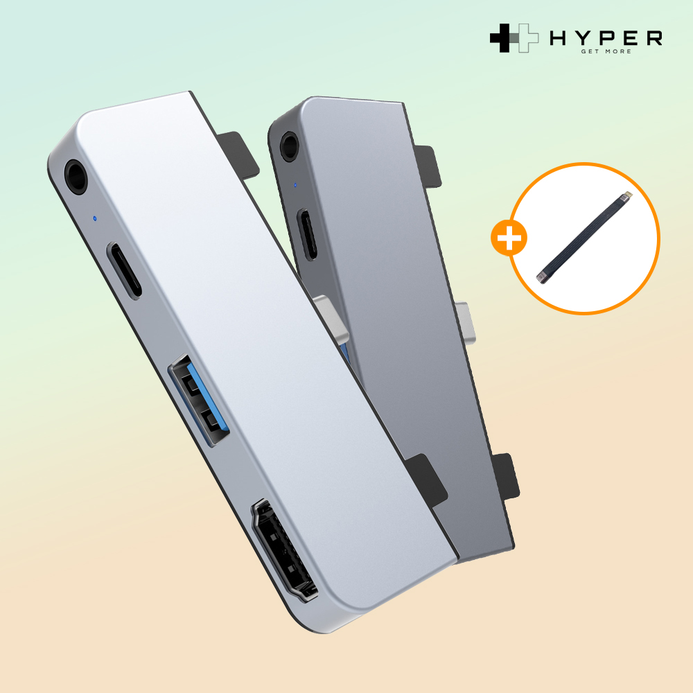 4in1 아이패드 맥북 멀티 젠더 HDMI 썬더볼트 포트 허브+연장케이블