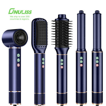 [해외]ONU 고급형 헤어드라이 가정용 헤어 살롱 여행용 헤어 드라이어 5 in 1 멀티 헤어 스타일러 드라이기 다이