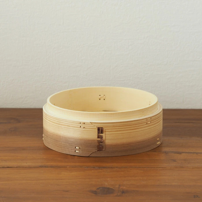 세이로 삼나무 바스켓 천연나무 증기 스팀 찜기 21cm 본체 456162 - 상품 이미지