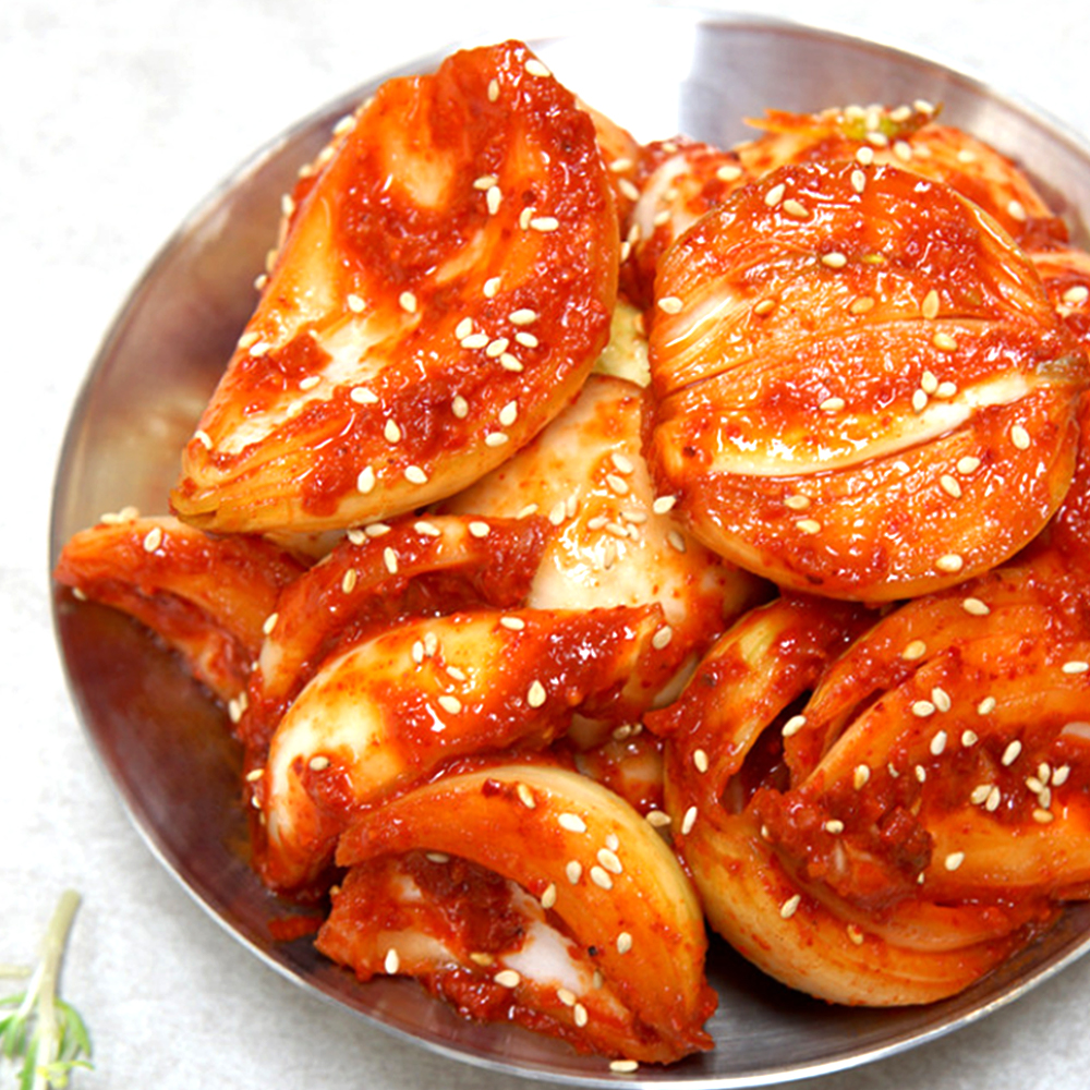 [파인밀] 100% 국내산 전라도 양파김치 1kg - 상품 이미지