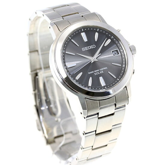 세이코 SEIKO 솔라 라디오컨트롤 에코드라이브 남성 손목시계 검판 SBTM169 - 상세 이미지 4