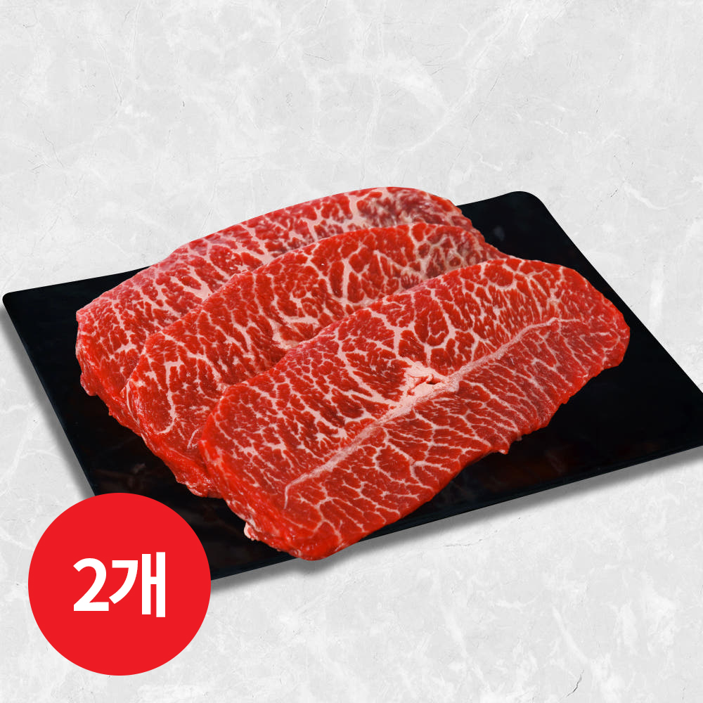하이마블 와규 냉동 부채살 고마블 구이용 호주청정우 소고기 300g, 2개 - 메인 이미지