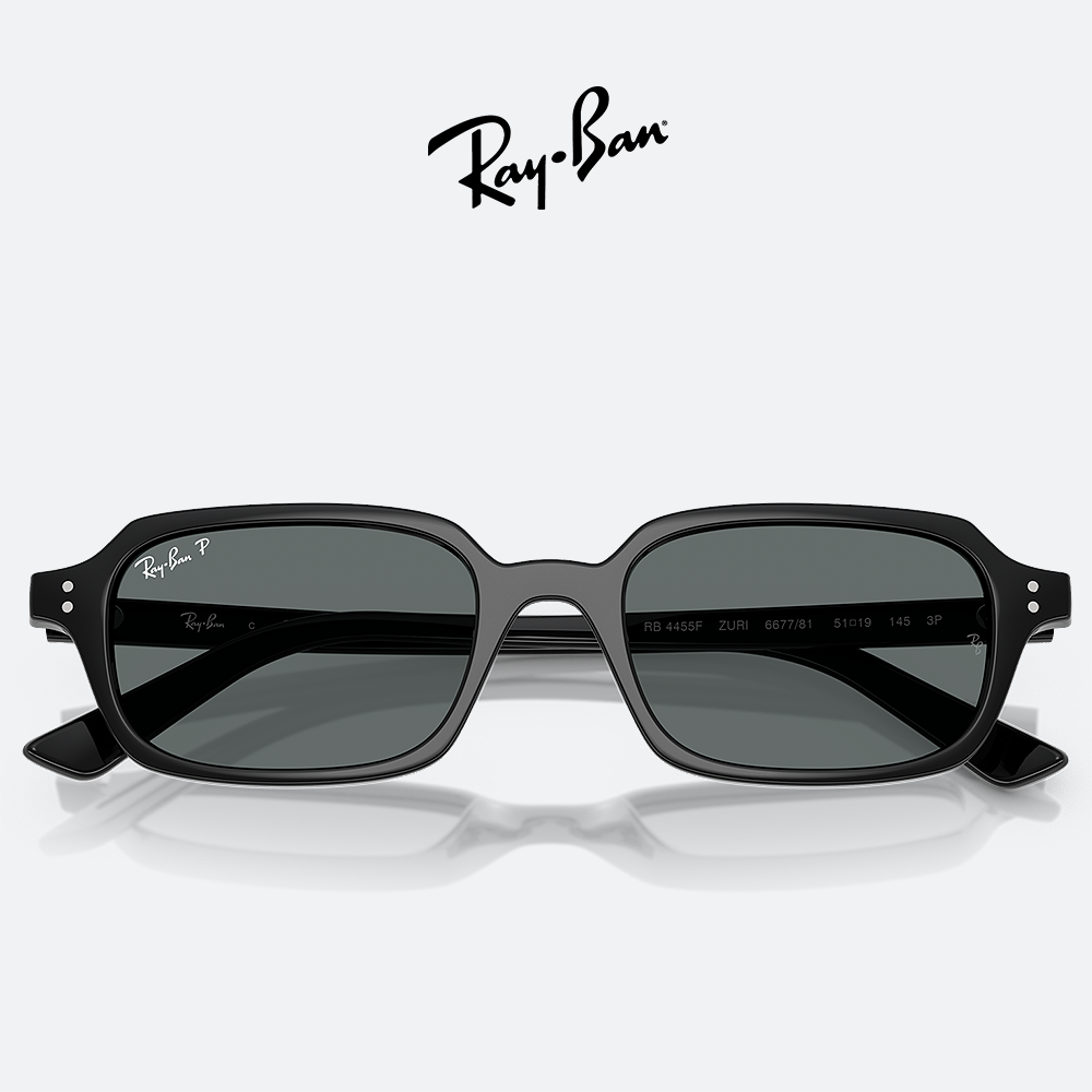 레이벤 선글라스 주리 ZURI RAYBAN 0RB4455F 667781 사각 뿔테 - 상세 이미지 3