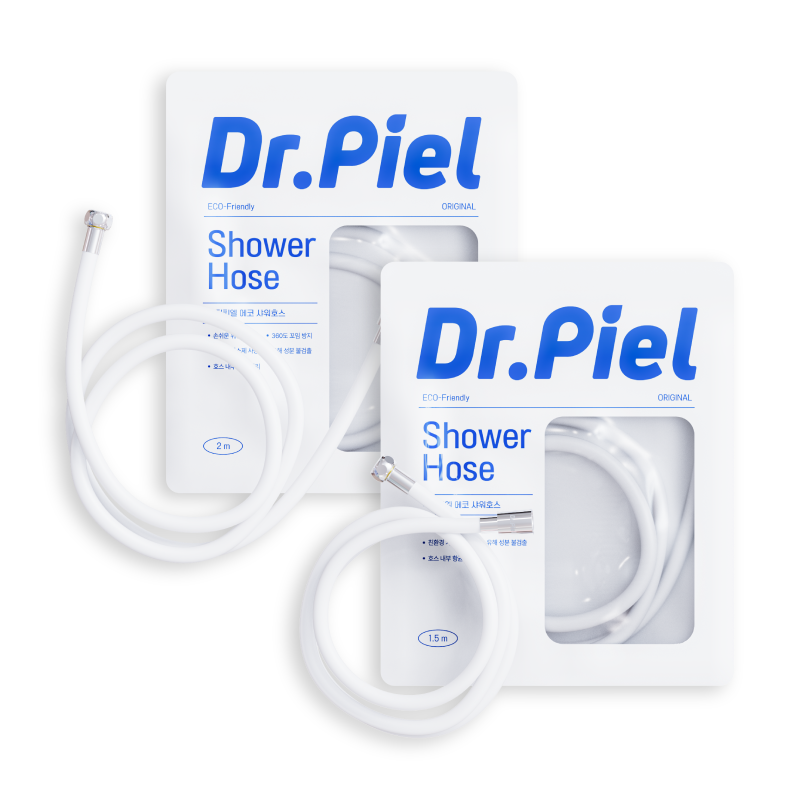 NEW 닥터피엘 에코 샤워호스 1+1 세트 물때방지 항균 pvc샤워기호스 (4 Colors) 제품 이미지