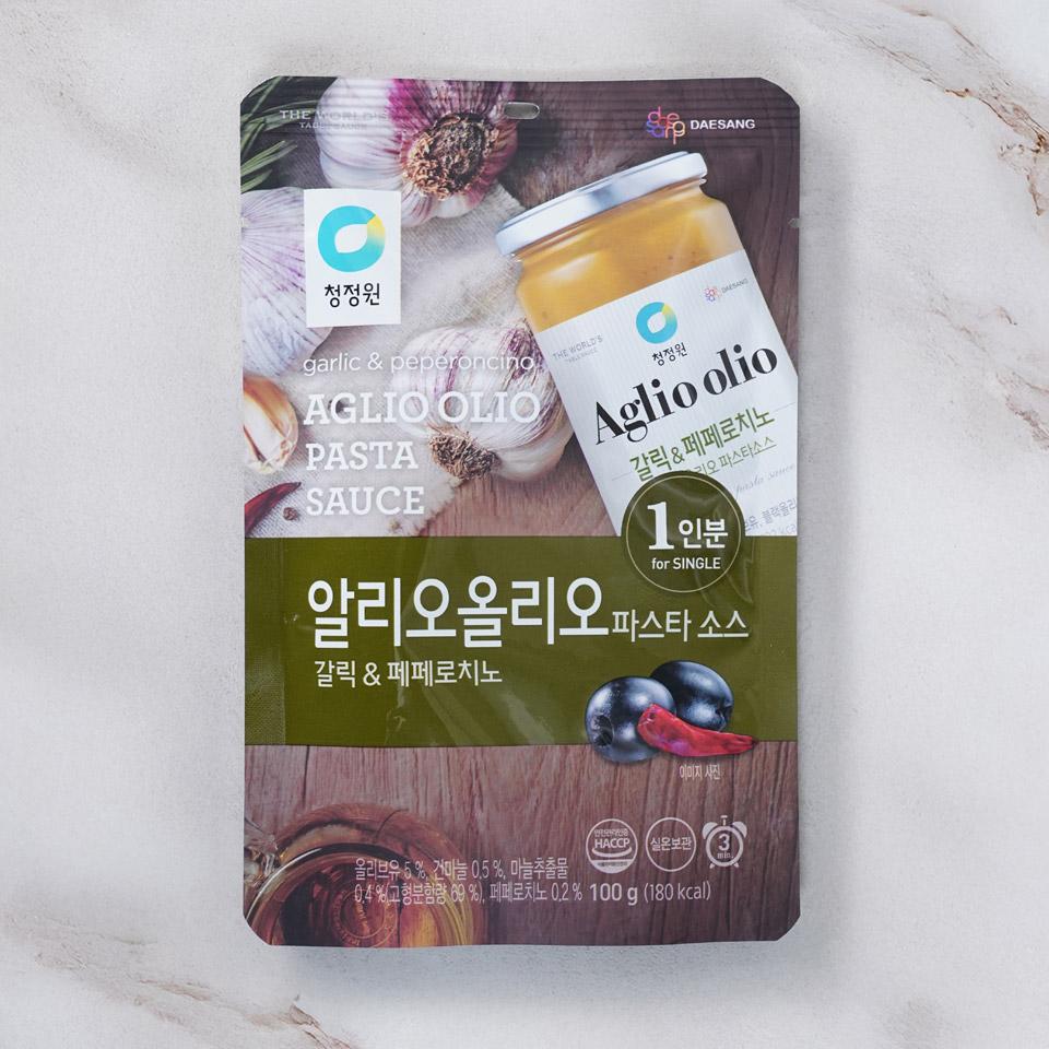 메가마트 대상 청정원 싱글파우치 알리오올리오소스 100g - 메인 이미지