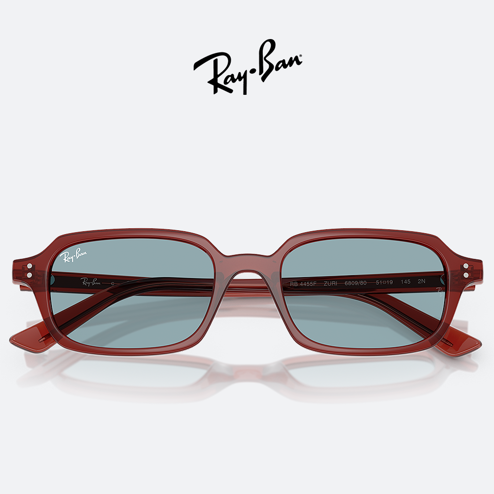레이벤 선글라스 주리 ZURI RAYBAN 0RB4455F 680980 사각 뿔테 - 상세 이미지 3