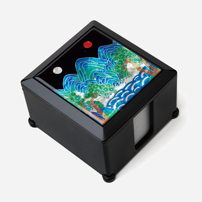 자개함 메모지함 일월오봉도 거래처선물 외국인 바이어 선물