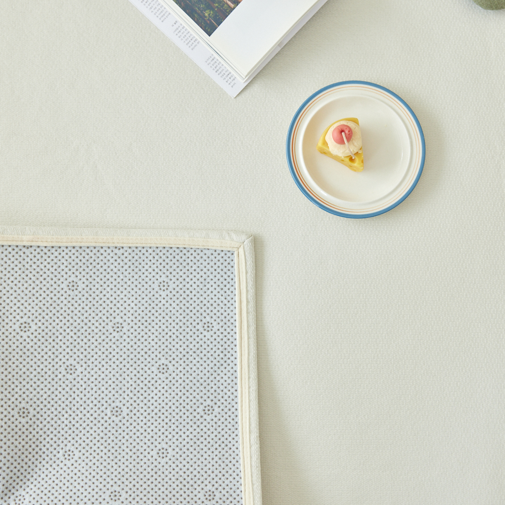 워셔블 방수 러그 방바닥매트 고양이러그 거실 카페트 하이드 화이트, 230x170cm