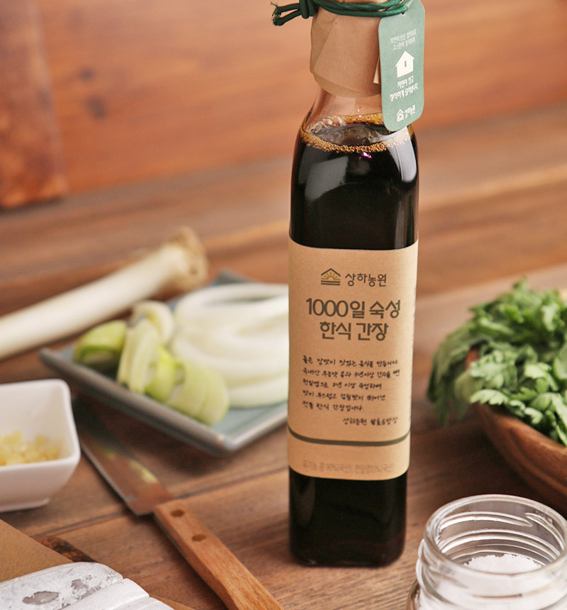 상하농원 1000일 숙성 한식 간장 260ml - 메인 이미지