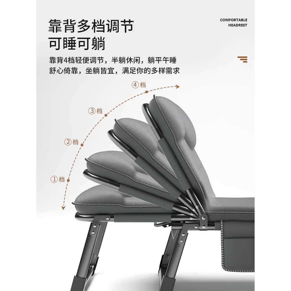 접이식 야전침대 경량야침 캠핑 간이 로우 폴딩침상 170x60cm 린넨 - 상세 이미지 5