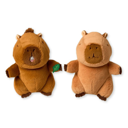 [불티낫슈 협력사]에버랜드 굿즈 카피바라 2종세트 뿌직이 빠직이 인형 소형