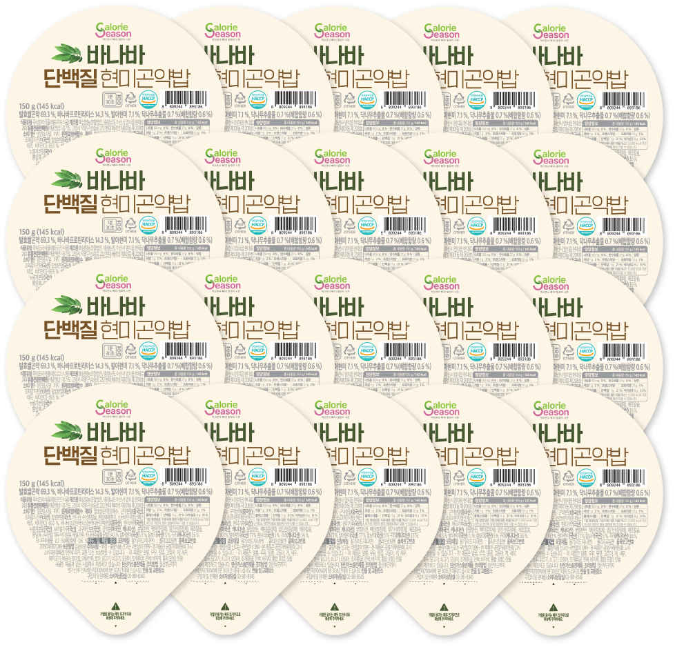 100g당 79kcal 바나바단백질현미곤약밥 150g X 20EA - 상세 이미지 2