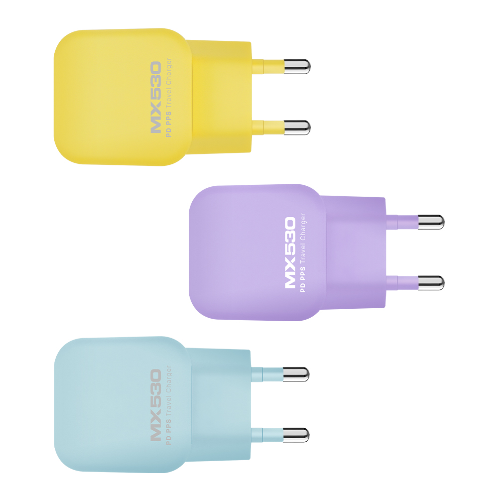 엑스트라 MX530 PD PPS 초고속 듀얼 USB C타입충전기 케이블세트 25W - 상세 이미지 4