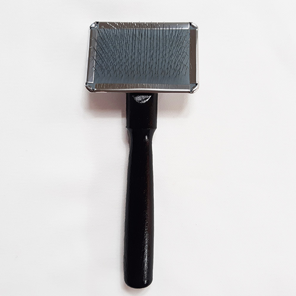 원올 슬리커 브러시 S 푸들빗 비숑 강아지빗 고양이 원올시스템