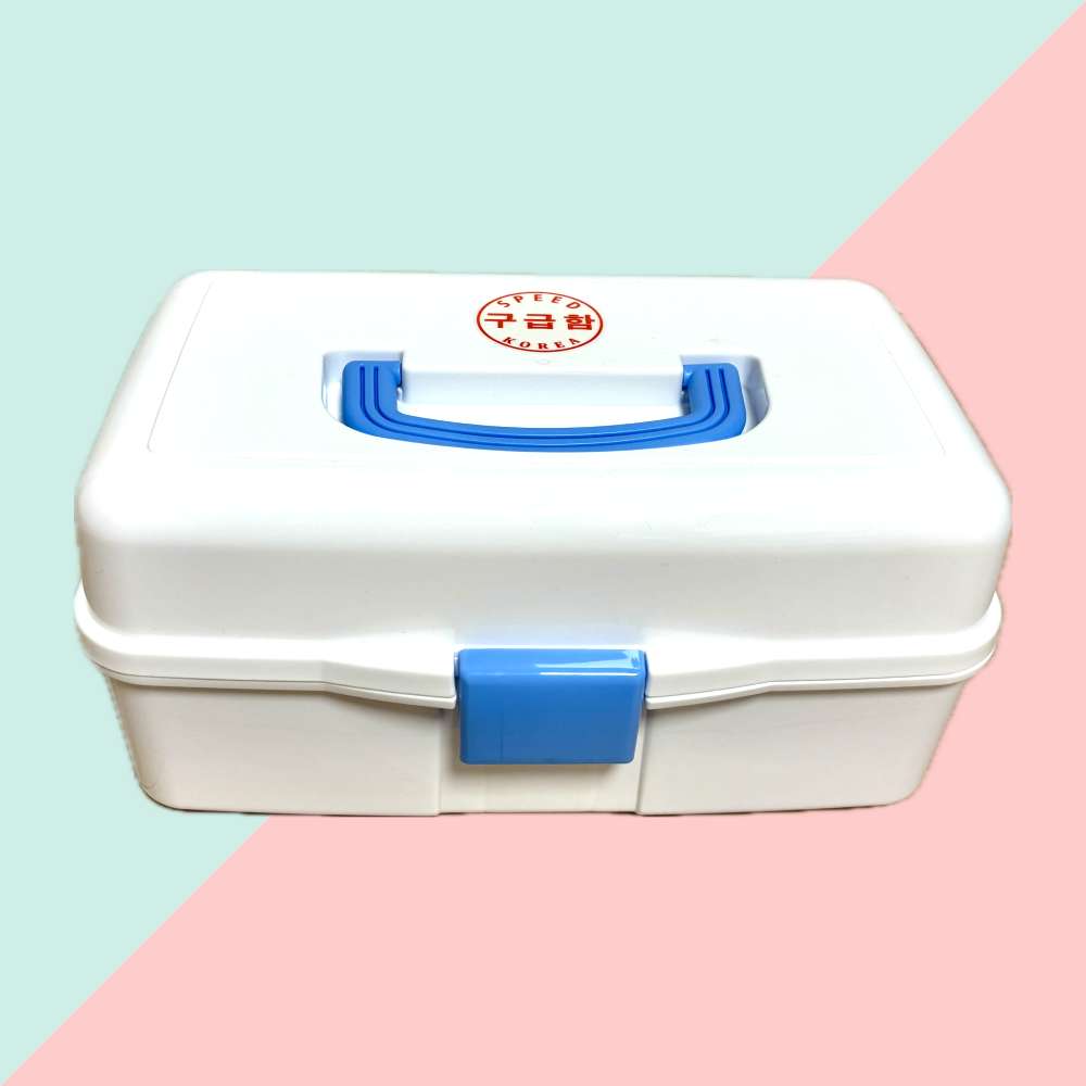(17종) 중형 가정용 응급처치키트 FIRSTAIDKIT 휴대용 구급함 구급상자 세트 - 상세 이미지 2