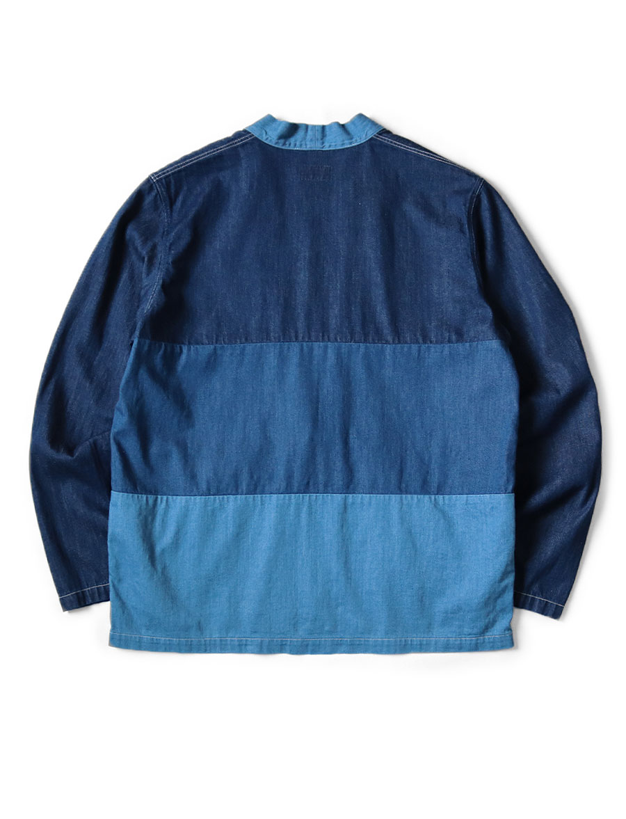 캐피탈 KAPITAL 8oz 데님 4TONE KAKASHI 긴팔 셔츠 EK-758LSA - 상세 이미지 2