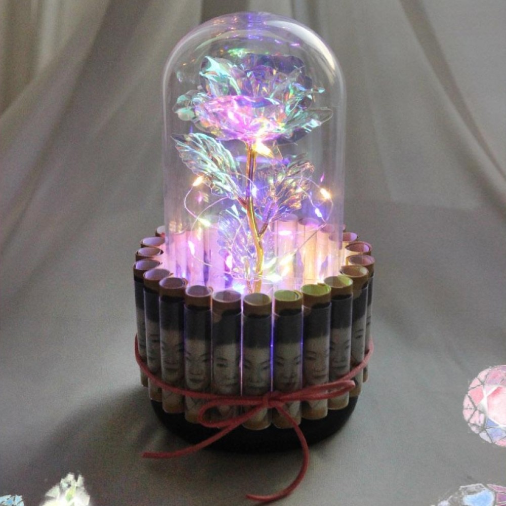 장미꽃 무드등 용돈박스 부모님 선물 생신 어버이날 기념일 플라워 용돈 이벤트