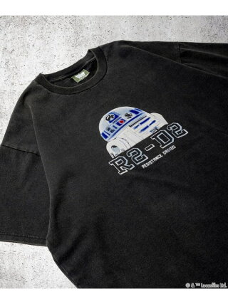 프릭스스토어 FREAK’S STORE 스타워즈 R2-D2 플로키 프린트 반팔 티셔츠 - 상품 이미지