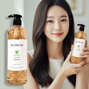 알로에 수딩젤 시카 병풀 티트리 판테놀 고보습 바디로션 알로에베라 피부진... 솔직 후기 | 피부 타입별 분석 - 상품 이미지 1