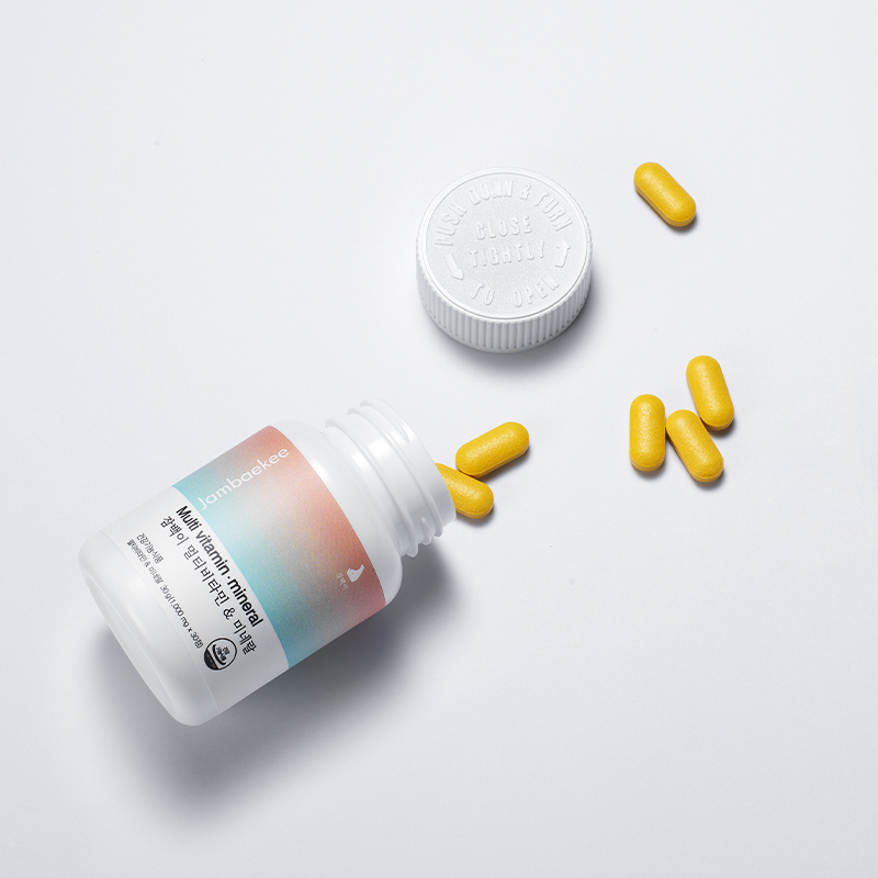 잠백이 종합 멀티 비타민 & 미네랄 영양제 30정, 1개 이미지 2