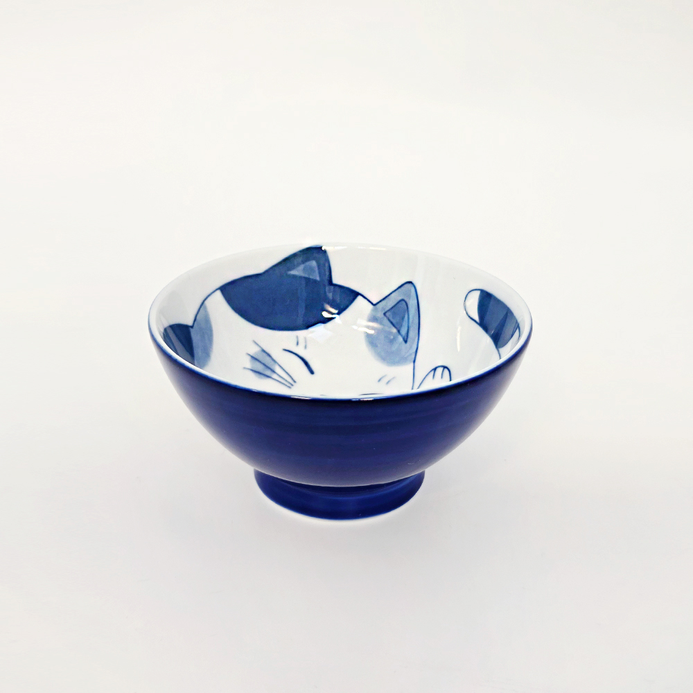 청고양이 볼 도자기 공기 (Bowl) 일본수입 - 상세 이미지 3