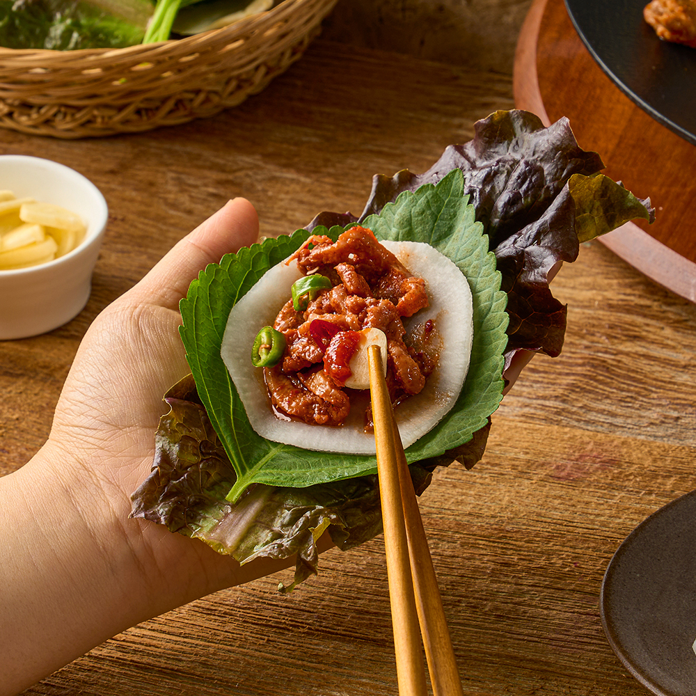 터줏대감 오리주물럭 오리불고기 밀키트 화끈한맛(매운맛) 900g - 상세 이미지 4