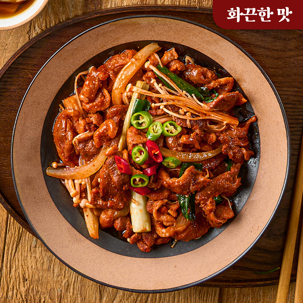 터줏대감 오리주물럭 오리불고기 밀키트 화끈한맛(매운맛) 900g