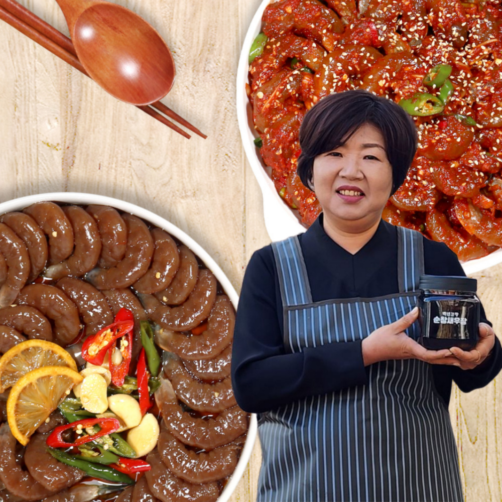 순살 새우장 간장 깐 대하장 순창 300g+300g