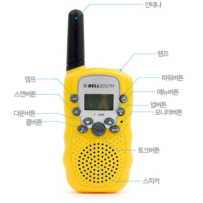 고성능 생활 무전기 스키장 생활용 무전기 업소용 식당 소형 무전기 - 상세 이미지 2