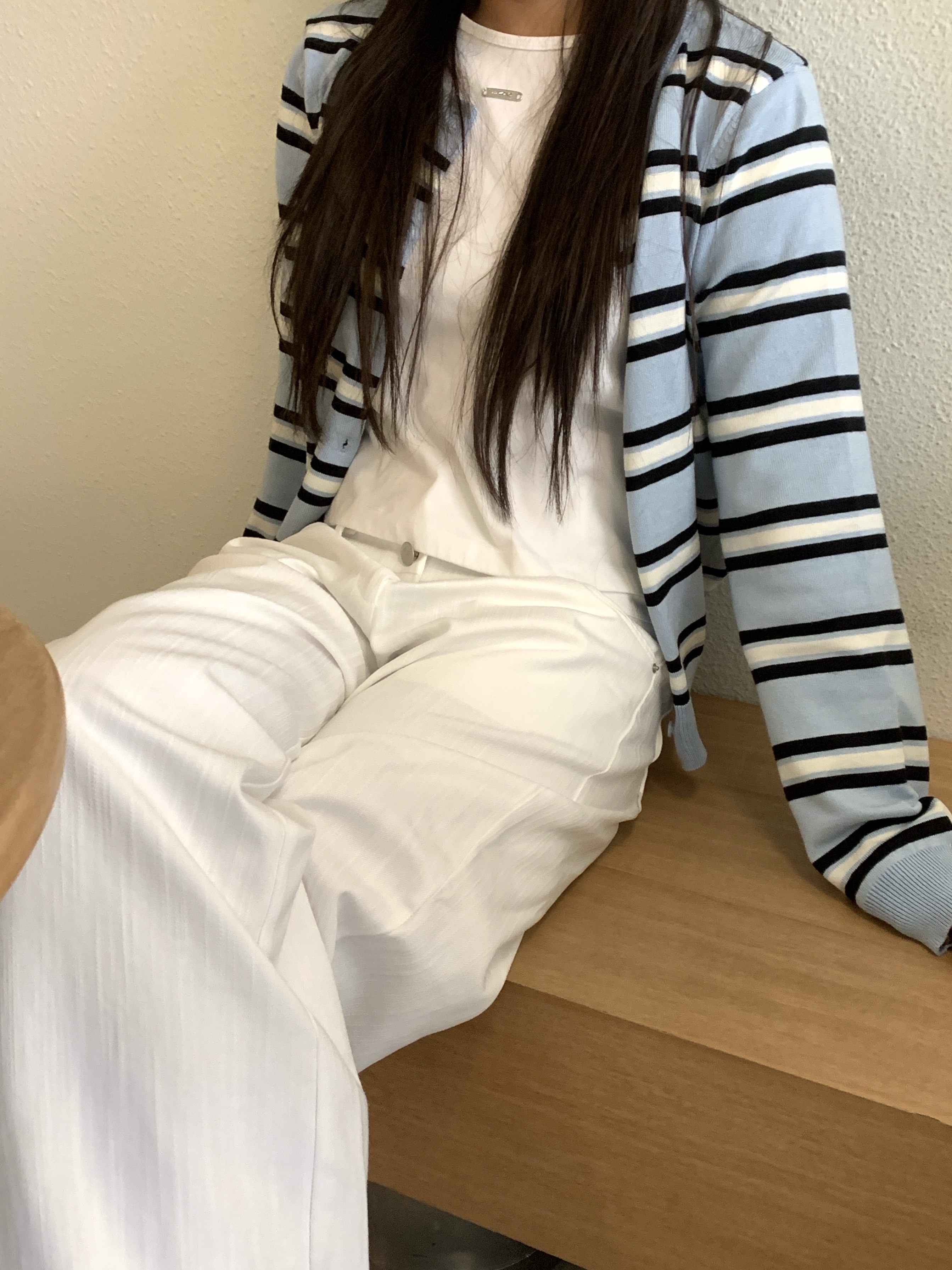 여성 펜던트 믹스 단가라 가디건 상세 이미지 36